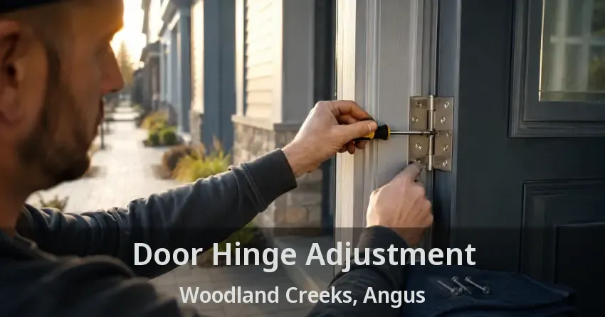 Door Hinge Adjustment Woodland Creeks, Angus - ON