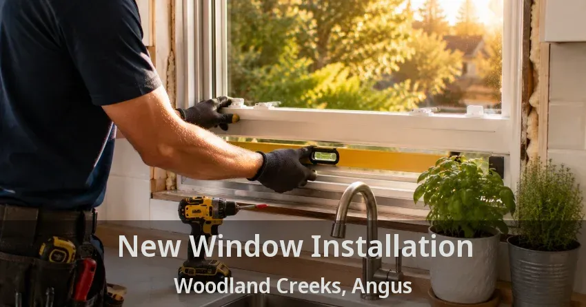 New Window Installation Woodland Creeks, Angus - ON