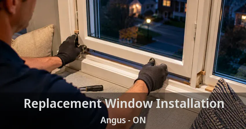 Replacement Window Installation Angus - ON