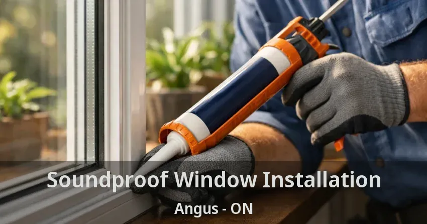 Soundproof Window Installation Angus - ON