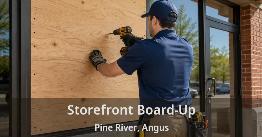 Storefront Board-Up Pine River, Angus - ON