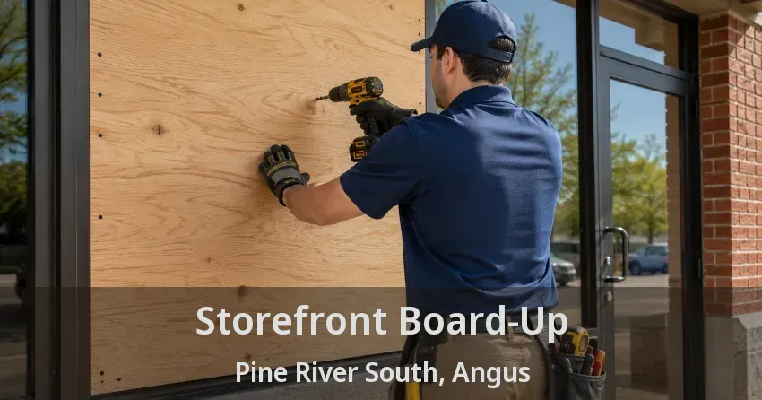 Storefront Board-Up Pine River South, Angus - ON