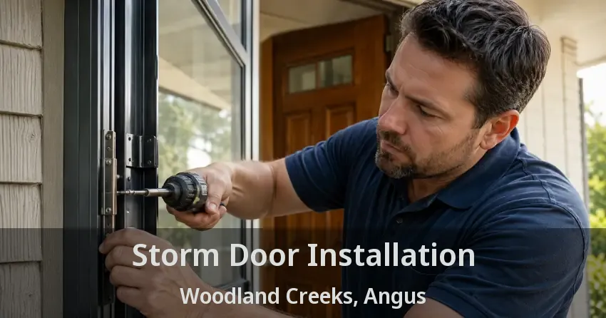 Storm Door Installation Woodland Creeks, Angus - ON