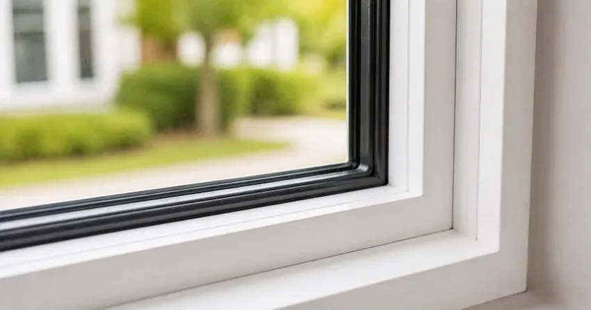 technician repairing window and door hardware in Angus home