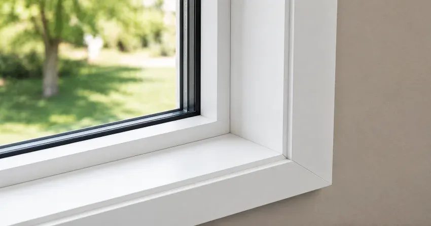 large picture window installed in a living room in Angus