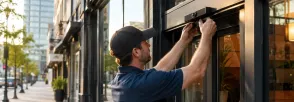 Automatic Storefront Door Angus